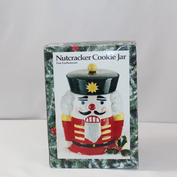 Nutcracker Vintage Cookie Jar with Box - Picture 11 of 12
